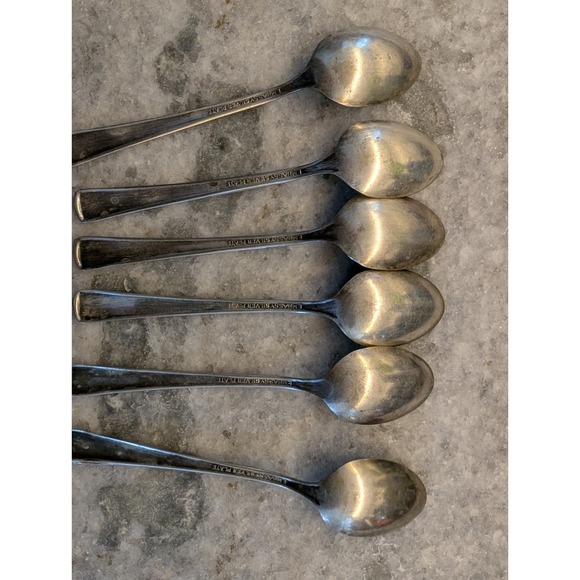 Vintage Silverflatware Embassy Silverplated Small Spoons Set Of 6 - Picture 4 of 7